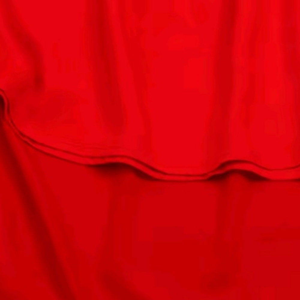 Vibrant Red Maxi Dress with Embroidered Details - Picture 11 of 13
